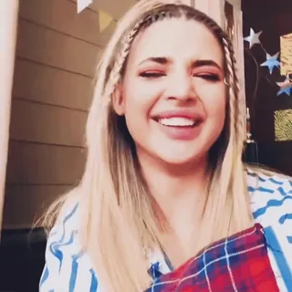 🤣 7fc207ca 女性, 人, ポートレート, 女性, 笑顔 telegram sticker