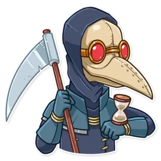 Plague M. D. telegram stickers