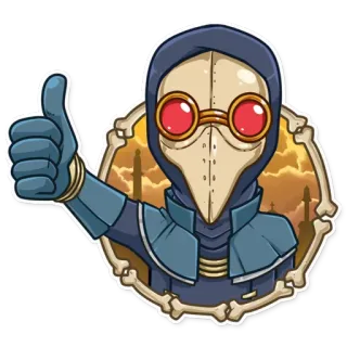 Plague M. D. telegram stickers