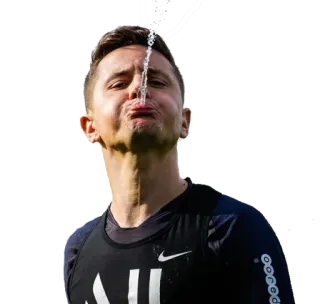 🐳 c5d09530 eau, boire, homme, sport, athlète, portrait whatsapp sticker