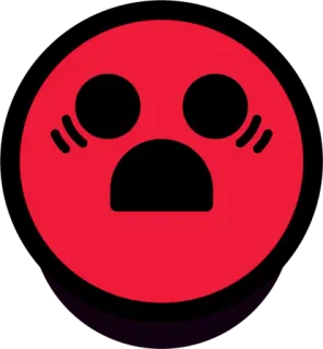 👺 35fb3d80 Emoji, Choqué, Surpris, Visage rouge telegram sticker