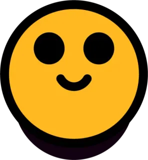 🙂 5b8529a4 Emoji, Sourire, Joyeux, Sticker, Jaune telegram sticker