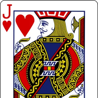 ๐ญ 764a5be2 jack, card, hearts, playing cards, royal telegram sticker