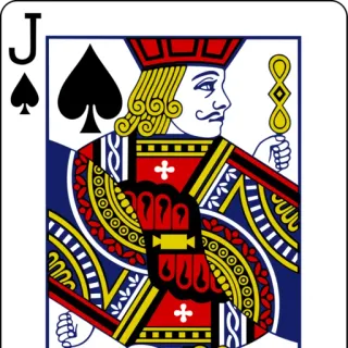 ๐ค 81808841 playing card, card game, spades, jack telegram sticker