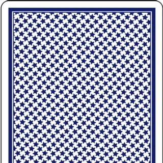 ๐ cb07b36d star, card, playing card, blue, pattern, design telegram sticker