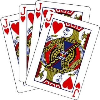 ๐ถ e62ceaca cards, jack, hearts, playing cards, card game telegram sticker