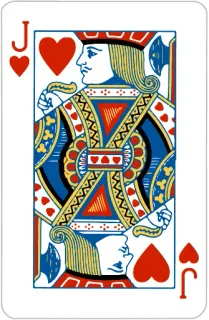 🤡 4f24b9eb カード, トランプ, ジャック, ハート telegram sticker