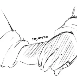 🖤 0c7a726a squeeze hand, hands, squeeze, love, tenderness, couple, affection whatsapp sticker