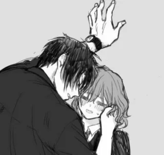 🖤 1cd8ed8f anime, couple, love, romance whatsapp sticker