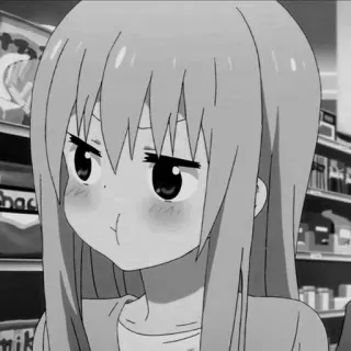 🖤 ab9e3f94 anime, girl, cute, manga, cartoon whatsapp sticker