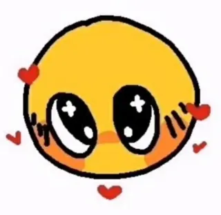 💖 89aa896c emoji, love, heart, cute, blush, kawaii whatsapp sticker