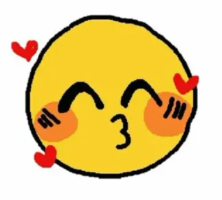 😘 8d8ae014 emoji, kiss, love, hearts, cute whatsapp sticker