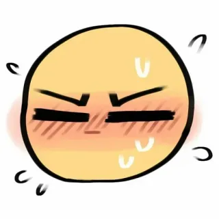 😡 eeb509b4 emoji, nervous, sweating, emotion, sticker whatsapp sticker
