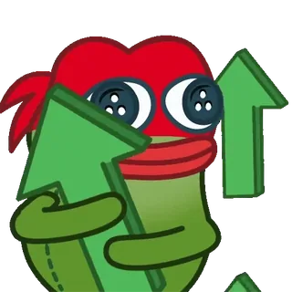 🔥 97cdaf49 Dibujo animado, Personaje, Voto positivo, Flecha, Meme, Internet telegram sticker