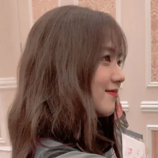 🐤 41d5db32 kobieta, włosy, portret, osoba, twarz, uśmiech telegram sticker