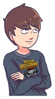 😏 ff3d3375 PUBG PUBG, バトルグラウンズ, ビデオゲーム, キャラクター, アバター whatsapp sticker