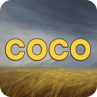 😈 284ffabc COCO coco, champs, ciel whatsapp sticker