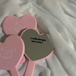 💖 6676abe4 I will always love you! любовь, сердце, зеркало, розовый, милый, романтичный telegram sticker