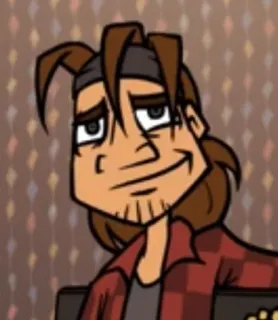 🥴 a5d499dd Cartoon, Figur, Mann, Porträt, kariertes Hemd telegram sticker