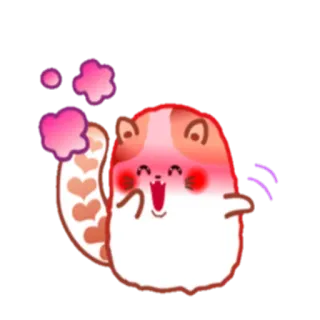 😊 c8f22b3a kot, słodki, zwierzę, serca, szczęśliwy, naklejka, kreskówka telegram sticker