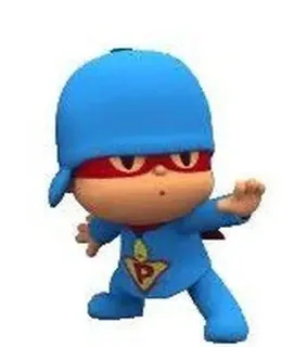 🕳 942da78c Pocoyo dibujos animados, superhéroe, Pocoyó, personaje, animación telegram sticker