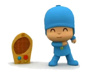 🕳 a210a7e6 Pocoyo dibujos animados, animado, niños, bailando telegram sticker