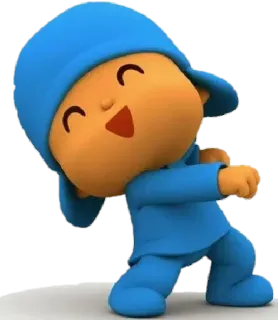 🕳 fb9b7e00 Pocoyo dibujos animados, niños, animación, feliz, bailando telegram sticker