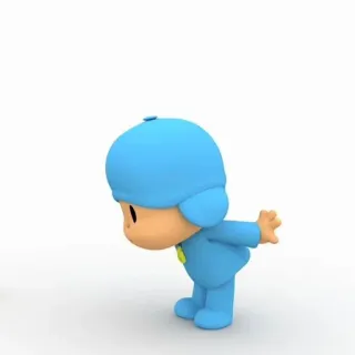 ☀️ 90268f4d Pocoyo 卡通, 可爱, 动画, 角色, 儿童 telegram sticker