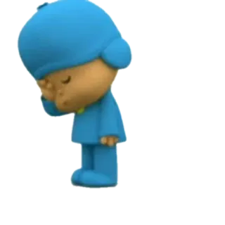🤦‍♀️ 4da8f129 Pocoyo Pocoyo, kreskówka, śpiący, postać, animowany telegram sticker
