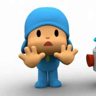 🎃 052ee428 Pocoyo Kreskówka, Postać, Pocoyo, Program dla dzieci telegram sticker