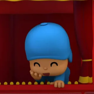 🎃 c311288f Pocoyo Pocoyo, Kreskówka, Dzieci, Rozrywka, Dziecko telegram sticker