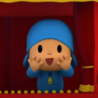 🎃 faabb1c1 Pocoyo Kreskówka, Dzieci, Animacja, Pocoyo telegram sticker