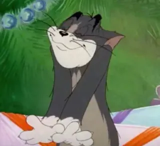 ☺️ 44b89c79 Tom Cat Tom and Jerry Hoạt hình, Mèo, Hài hước, Biểu cảm, Meme telegram sticker