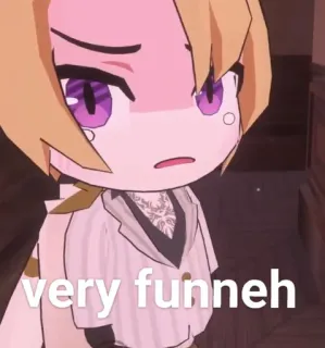 🧍 8b5a68d8 very funneh Meme, Divertido, Lindo, Sticker, Anime telegram sticker