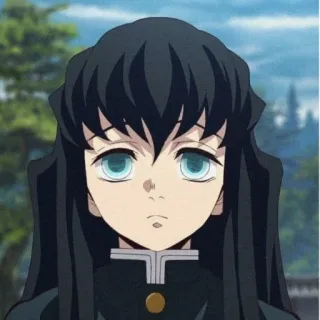 🙁 83807add Muichiro Tokito Demon Slayer anime, boy, character, manga, demon slayer, tokito telegram sticker