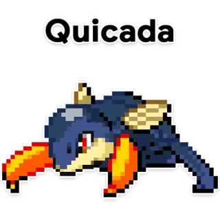 ⚽️ 80ef216e Quicada животное, существо, насекомое, цифровое искусство telegram sticker