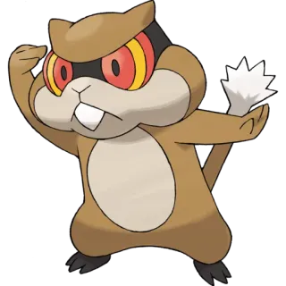 🐉 16752057 Watchog Pokemon покемон, Вачог, животное, мультфильм telegram sticker