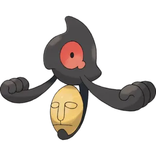 🐉 1d751001 Yamask Pokemon Ямаск, Покемон, Призрак, Маска telegram sticker