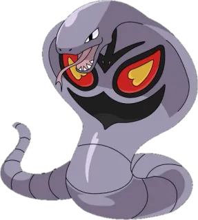 🔵 6f2dd39b Arbok Pokemon Arbok, Pokémon, rắn, rắn hổ mang, bò sát, quái vật telegram sticker
