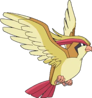🔵 b9fab6cb Pidgeotto Pokemon Pokemon, Pidgeotto, bay, chim, anime, hoạt hình telegram sticker