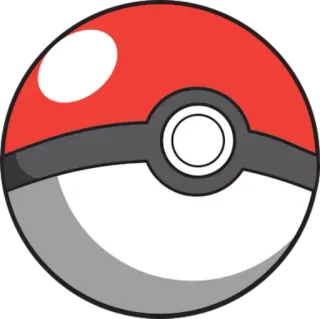 🔵 eae9d7e4 Pokéball, Pokemon, Game, Hình dán, Bắt, Bóng telegram sticker