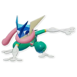 ☀️ 15f4c533 Greninja покемон, грениндзя, ниндзя, лягушка, pokemon unite telegram sticker