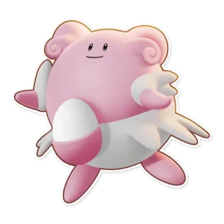 ❤️ 52c93718 Blissey Pokémon Блисси, Покемон, Аниме, Игра, Розовый, Милый telegram sticker