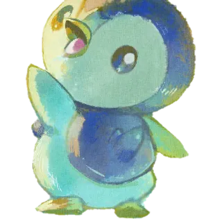 😃 0419ee2d Piplup Pokémon Pokémon, Piplup, anime, sticker, cartoon telegram sticker