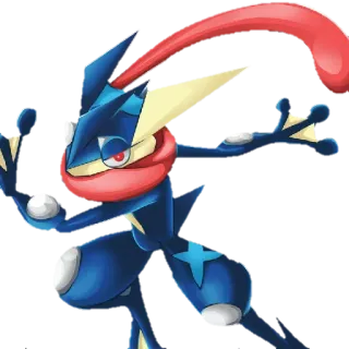 😡 1419af7c Greninja Pokemon Greninja, Pokémon, Water Shuriken, Ninja, Frog, Fighting Stance, Anime, Cartoon telegram sticker