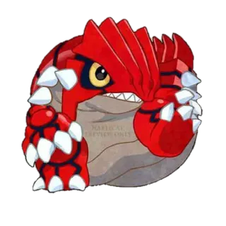 😊 20b5cb8a Groudon Pokémon pokemon, legendary pokemon, groundon, video game, monster telegram sticker