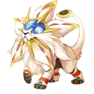😊 5d84b1c1 Solgaleo Pokemon pokemon, solgaleo, legendary pokemon, sun pokemon, lion, sun, moon telegram sticker