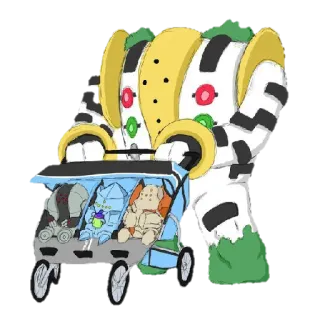 😊 81b3dd14 Regigigas pokemon, regigigas, baby stroller, cartoon, video game, character telegram sticker