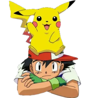 👋 3a6e49e1 Ash Ketchum Pokemon Pokemon, Pikachu, Anime, Cartoni animati, Bambini telegram sticker