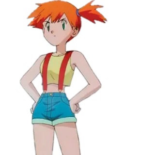 👀 db405386 Misty Pokemon pokemon, misty, anime, personaggio telegram sticker